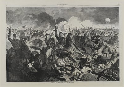 Sota unionin puolesta 1862 - Ratsuväen hyökkäys tekijältä Winslow Homer