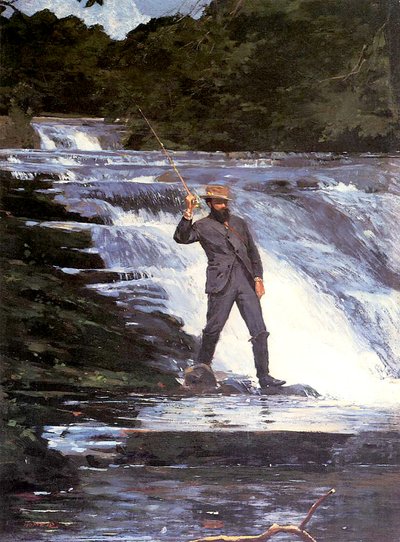 Kalastaja, 1874 tekijältä Winslow Homer