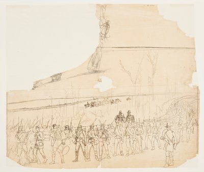 Jalkaväen kolonni maaliskuussa tekijältä Winslow Homer