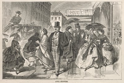 Huhtikuun sateet, 1859. tekijältä Winslow Homer