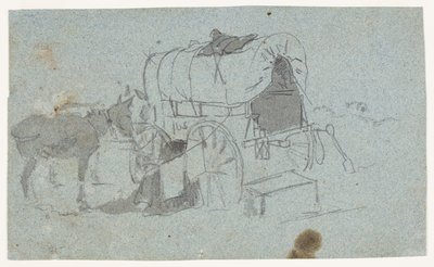 Armeijan vaunu ja muuli tekijältä Winslow Homer