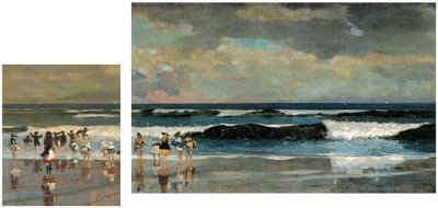 Rantakohtaus amp; Rannalla tekijältä Winslow Homer