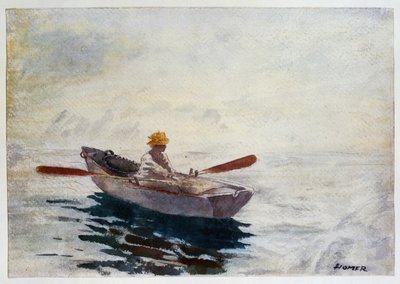 Poika veneessä tekijältä Winslow Homer