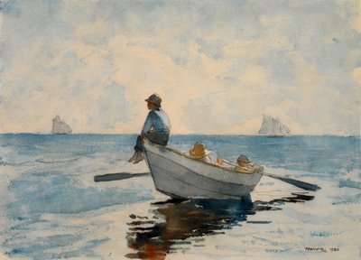Pojat doryssa, 1880. tekijältä Winslow Homer