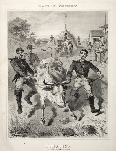 Sotaretkiluonnoksia: muonan hankinta tekijältä Winslow Homer
