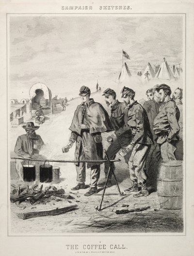 Luonnoksia sotaretkeltä: Kahvikutsu tekijältä Winslow Homer