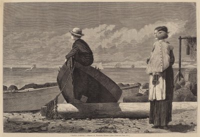 Isä tulee!, julkaistu 1873. tekijältä Winslow Homer