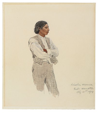 David Pharohh, The Last of the Montauks, 1874 tekijältä Winslow Homer