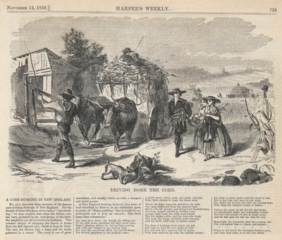 Ajamassa kotiin maissia, Harperista tekijältä Winslow Homer