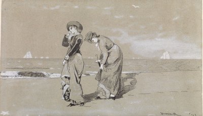 Ilta rannalla tekijältä Winslow Homer