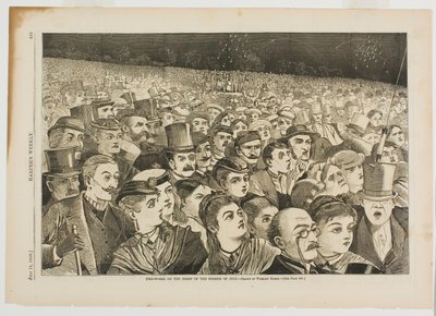 Tulitöitä heinäkuun neljännen päivän yönä tekijältä Winslow Homer