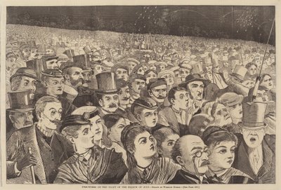 Fire Works on the Night of the Four of July, publicat 1868. finlandès tekijältä Winslow Homer