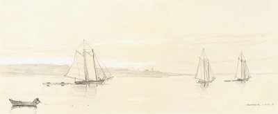 Kalastuslaivasto Gloucesterissa tekijältä Winslow Homer