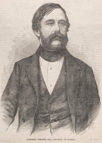 Fletcher Webster, Esq., Bostonin katsastaja, 1859. tekijältä Winslow Homer