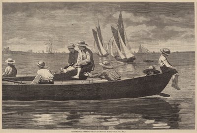 Gloucesterin satama, julkaistu 1873. tekijältä Winslow Homer