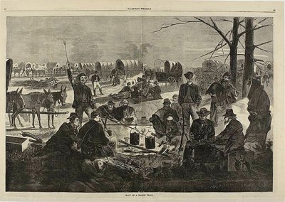 Vaunujunan pysähtyminen tekijältä Winslow Homer