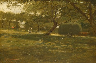 Harvest Scene, n. 1873. tekijältä Winslow Homer