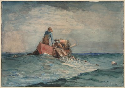 Verkkojen vetäminen tekijältä Winslow Homer