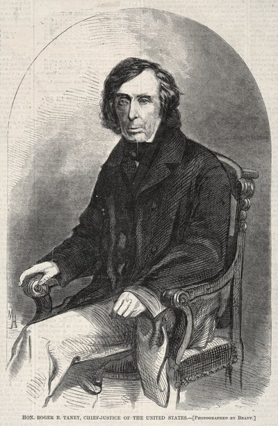 Hon. Roger B. Taney, Yhdysvaltain korkein tuomari, 1860. tekijältä Winslow Homer