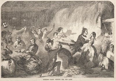Husking Party Punakorvien löytäminen tekijältä Winslow Homer