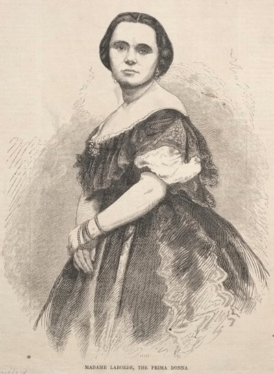 Madame Laborde, Prima Donna, 1859. tekijältä Winslow Homer