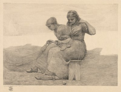 Kyyneleiden korjaaminen, 1888. tekijältä Winslow Homer