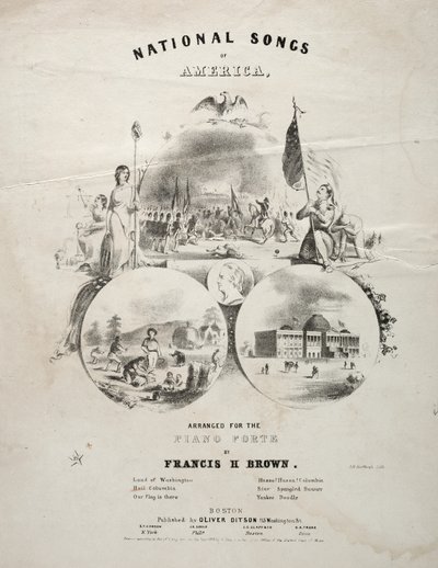 Amerikan kansalliset laulut - Nuotit Cover tekijältä Winslow Homer
