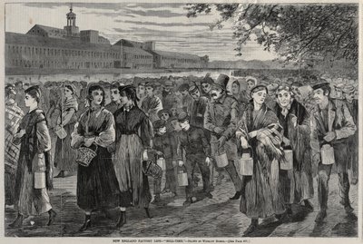 New England Factory Life - Bell-Time, 1868. tekijältä Winslow Homer