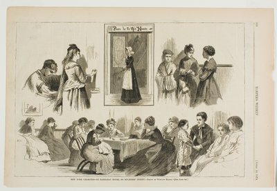 New Yorkin hyväntekeväisyysjärjestö St Barnabas House, 304 Mulberry Street. tekijältä Winslow Homer