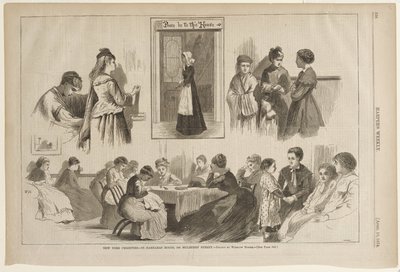 New Yorkin hyväntekeväisyyslaitokset - St. Barnabas House, 304 Mulberry Street tekijältä Winslow Homer