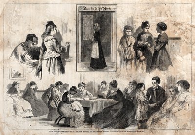 New York Charities - St. Barnabas House, 304 Mulberry Street, 1874. tekijältä Winslow Homer