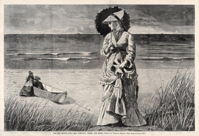 Rannalla – Kaksi on seuraa, kolme ei ole mitään tekijältä Winslow Homer