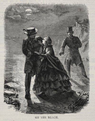 Rannalla, 1860. tekijältä Winslow Homer