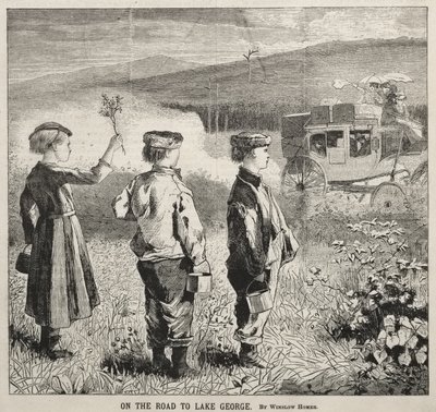 Matkalla Lake Georgelle tekijältä Winslow Homer