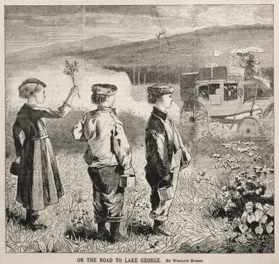 Tiellä George-järvelle, 1869. tekijältä Winslow Homer