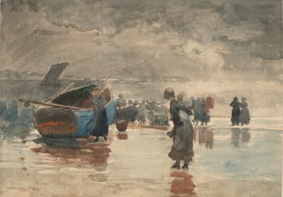 Hiekoilla, 1881. tekijältä Winslow Homer