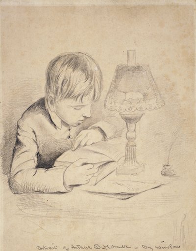 Arthur Benson Homerin muotokuva, 1853 tekijältä Winslow Homer