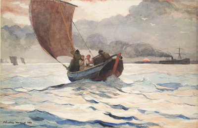 Palaavat kalastusalukset tekijältä Winslow Homer