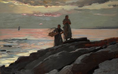 Saco Bay. 1896 tekijältä Winslow Homer