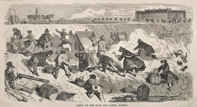Kohtaus Back Bayn alueella, Boston tekijältä Winslow Homer