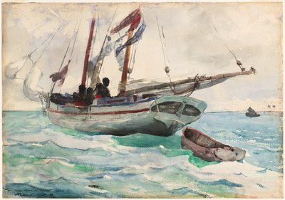 Kuunari - Nassau tekijältä Winslow Homer