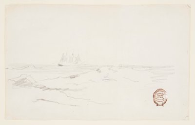 Kuunari lähellä kivistä rannikkoa tekijältä Winslow Homer