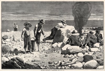 Seaside Sketches - Simpukkaleivous, 1873. tekijältä Winslow Homer