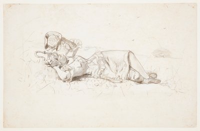 Paimentar lepää tekijältä Winslow Homer