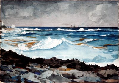 Shore and Surf, Nassau tekijältä Winslow Homer