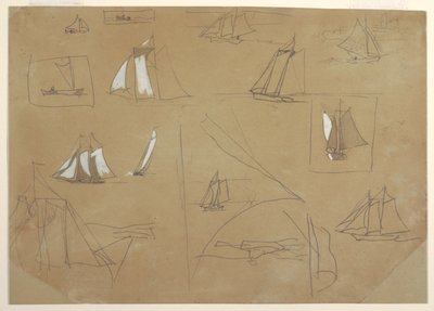 Luonnoksia purjeveneistä tekijältä Winslow Homer