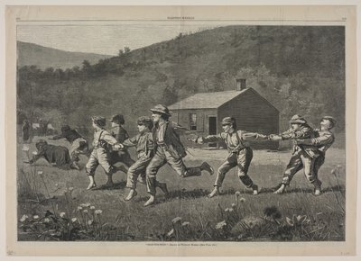 Snap-the-Whip, 1873. tekijältä Winslow Homer