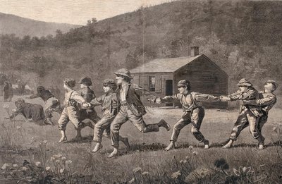 "Snap-the-Whip", 20. syyskuuta 1873 tekijältä Winslow Homer