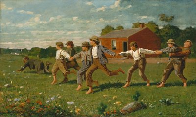 Snap the Whip, 1872. tekijältä Winslow Homer