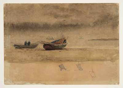 Stern View of Two Rowboats, Englanti tekijältä Winslow Homer